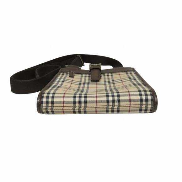 Burberry Nova Check Beige/Brown Canvas/Leather Shoulder Bag for Men and Women - Picture 3 of 9